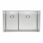 BURNS & FERALL DESIGNER CAB450 CAYMAN SERIES 450MM DOUBLE BOWL 304 STAINLESS STEEL LEFT/RIGHT