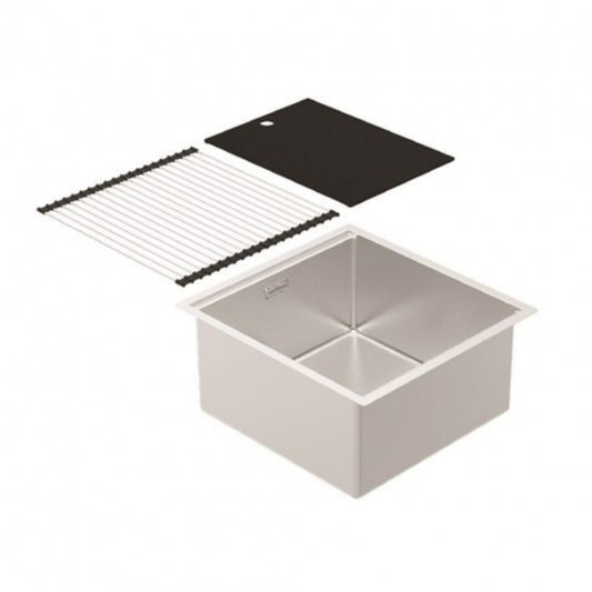 BURNS & FERALL PREP-CENTRE SINGLE BOWL 400MM & 500MM WITH INTEGRATED CHOPPING BOARD AND ROLLER MAT