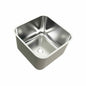 BURNS & FERALL CLASSIC B450 SINGLE BOWL 450 X 450 X 300MM 50MM CENTRAL WASTE & NO OVERFLOW - 0.9MM STAINLESS STEEL