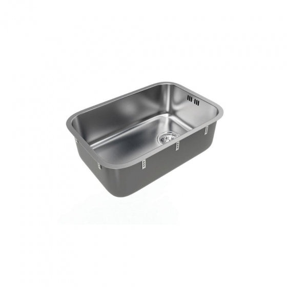 BURNS & FERALL CLASSIC B4 SINGLE BOWL 90MM WASTE WITH OVERFLOW 0.9MM STAINLESS STEEL