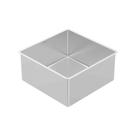 BURNS & FERALL B600XL CLASSIC PRESSED BOWL 50MM WASTE INCL NO OVERFLOW 1.2MM STAINLESS STEEL