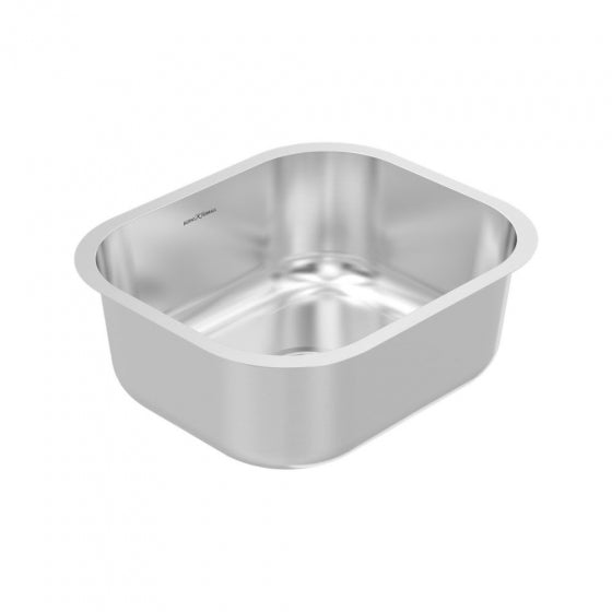 BURNS & FERALL CLASSIC SINGLE BOWL 375x317x150MM  90MM WASTE HOLE WITH  OVERFLOW & WITHOUT OVERFLOW