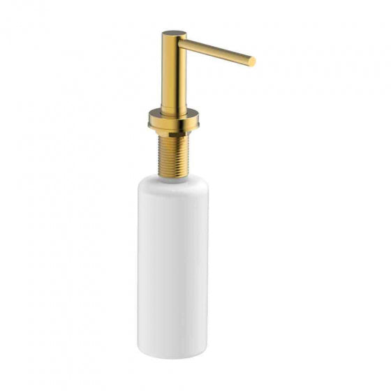 BURNS & FERALL ZOMODO MATCHING PVD LOTION DISPENSER -SDZ-EG EUREKA GOLD,SDZ-RB RIO BRONZE