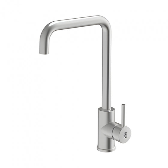 BURNS & FERALL ZOMODO PEARLARC DELTA11 SWIVEL SPOUT - POLISHED STAINLESS STEEL & BRUSHED STAINLESS STEEL