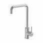 BURNS & FERALL ZOMODO PEARLARC DELTA11 SWIVEL SPOUT - POLISHED STAINLESS STEEL & BRUSHED STAINLESS STEEL