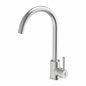 BURNS & FERALL ZOMODO PEARLARC NOX SWIVEL SPOUT NOX029SS GOOSE NECK TAP IN BRUSHED STAINLESS STEEL