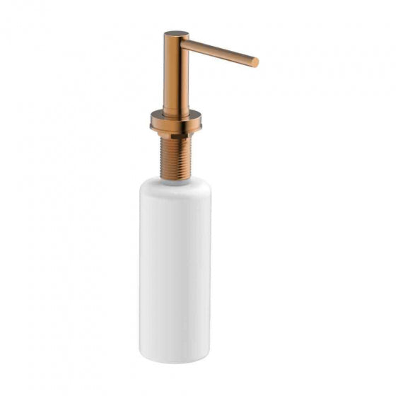 BURNS & FERALL ZOMODO MATCHING PVD LOTION DISPENSER -SDZ-EG EUREKA GOLD,SDZ-RB RIO BRONZE