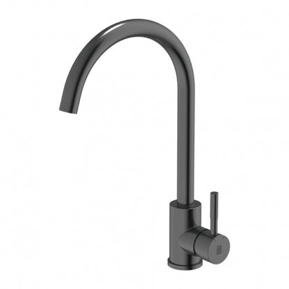 BURNS & FERALL ZOMODO PEARLARC SWIVEL SPOUT GOOSE NECK TAP - AVAILABLE IN 3 COLOURS : BLACK PEARL ,EUREKA GOLD & RIO BRONZE