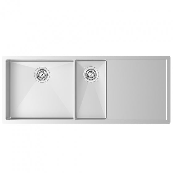 BURNS & FERALL DESIGNER ZOMODO STRATUS INSERT STB180 DOUBLE BOWL WITH DRAINER TRAY LEFT RIGHT