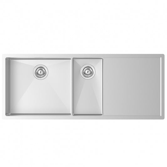 BURNS & FERALL DESIGNER ZOMODO STRATUS INSERT STB180 DOUBLE BOWL WITH DRAINER TRAY LEFT & RIGHT
