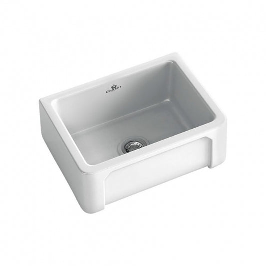 BURNS & FERALL CHAMBORD HENRI I FIRECLAY SINGLE BUTLERY SINK WITH ALCOVE FASCIA