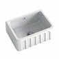 BURNS & FERALL CHAMBORD LOUIS I FIRECLAY SINGLE BUTLER SINK WITH FLUTED FASCIA