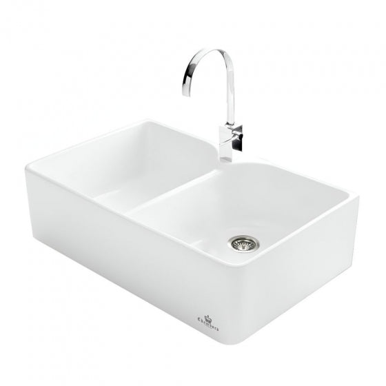 BURNS & FERALL CHAMBORD CLOTAIRE II  FIRECLAY DOUBLE BUTLER SINK