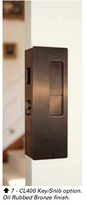 Cavity Slider for Doors CaviLock CL400 BI-Parting Snib Both Sides 34-40mm - Available in 6 Colours :  Bright Chrome ,Satin Chrome, Oil Rubbed Bronze ,Satin Nickel, Matte Black ,Custom Finish