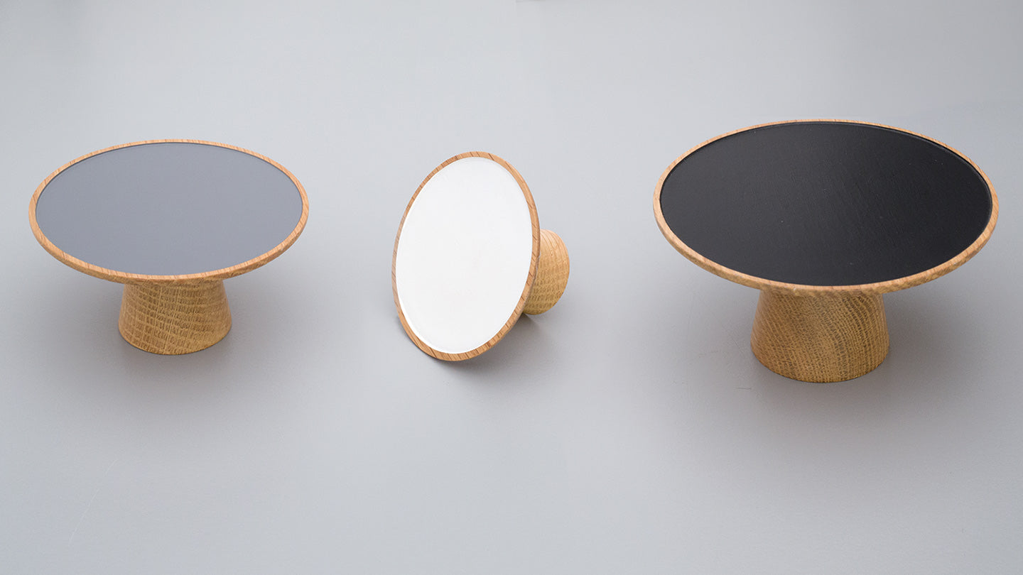 Kethy Capello Range L4450 Timber Knobs Lacquered in 3 colours- White, Black, Grey