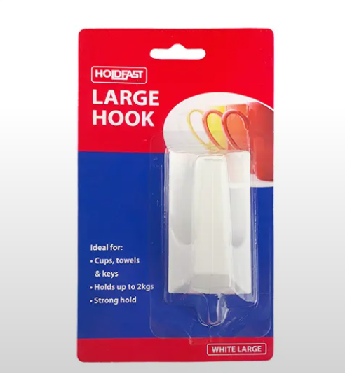 SOUDAL HOLDFAST HOOKS LARGE BLISTERED PRICED PER UNIT MINIMUM ORDER QUANTITY 12 UNITS