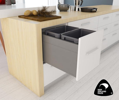 Tanova LEGRABOX F Drawer Insert Frame and Buckets for 450mm Cabinets White and Charcoal