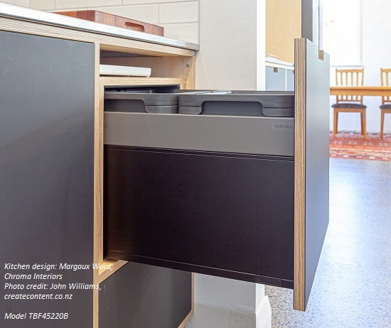 Tanova LEGRABOX F Drawer Insert Frame and Buckets for 450mm Cabinets White and Charcoal