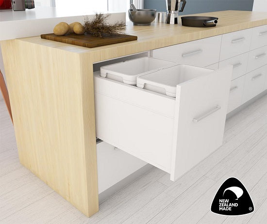 Tanova LEGRABOX F Drawer Insert Frame and Buckets for 450mm Cabinets White and Charcoal