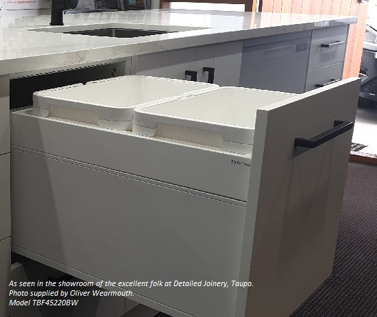 Tanova LEGRABOX F Drawer Insert Frame and Buckets for 450mm Cabinets White and Charcoal