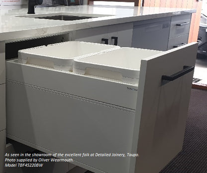 Tanova LEGRABOX F Drawer Insert Frame and Buckets for 450mm Cabinets White and Charcoal