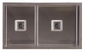 Blanco Germany Linen Textured Sink, Squareline, 1 & 3/4 Bowll ( Length 780mm x Width 450mm ) finish Stainless steel & Gun metal  finish