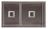 Blanco Germany Linen Textured Sink, Squareline, 1 & 3/4 Bowll ( Length 780mm x Width 450mm ) finish Stainless steel & Gun metal  finish
