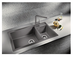 Blanco Germany Metra 9  Sink Bowl For cabinet width min. 900 mm,Blanco Silgranit Range- Available in 5 Colours :  Anthracite ,Black ,Rock Grey ,White ,Alu-Metallic