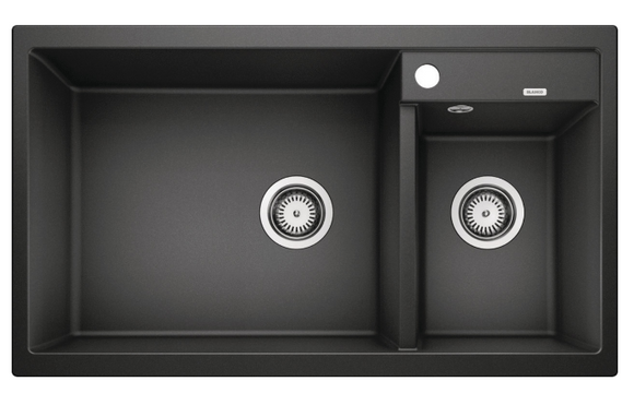 Blanco Germany Metra 9  Sink Bowl For cabinet width min. 900 mm,Blanco Silgranit Range- Available in 5 Colours :  Anthracite ,Black ,Rock Grey ,White ,Alu-Metallic