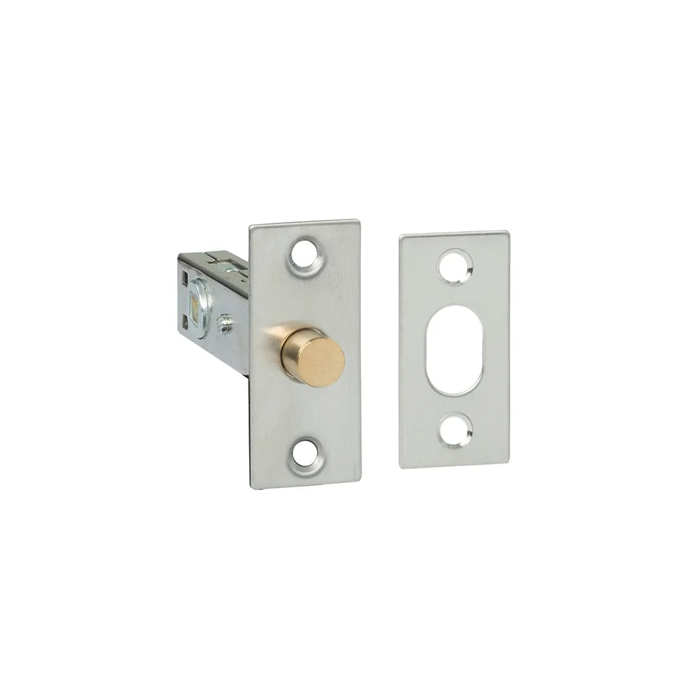 MILES NELSON DOOR HANDLES MILANO RANGE SATIN NICKEL FINISH TUBULAR PRIVACY BOLT (6MM SPINDLE) & HANG SELL