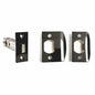 MILES NELSON DOOR HANDLES MILANO RANGE TUBULAR LATCH (INCS STRIKER AND DUST BOX) 8MM SPINDLE 60MM BACK SET- SATIN NICKEL,BLACK,MIRRORED BLACK AND SATIN GRAPHITE