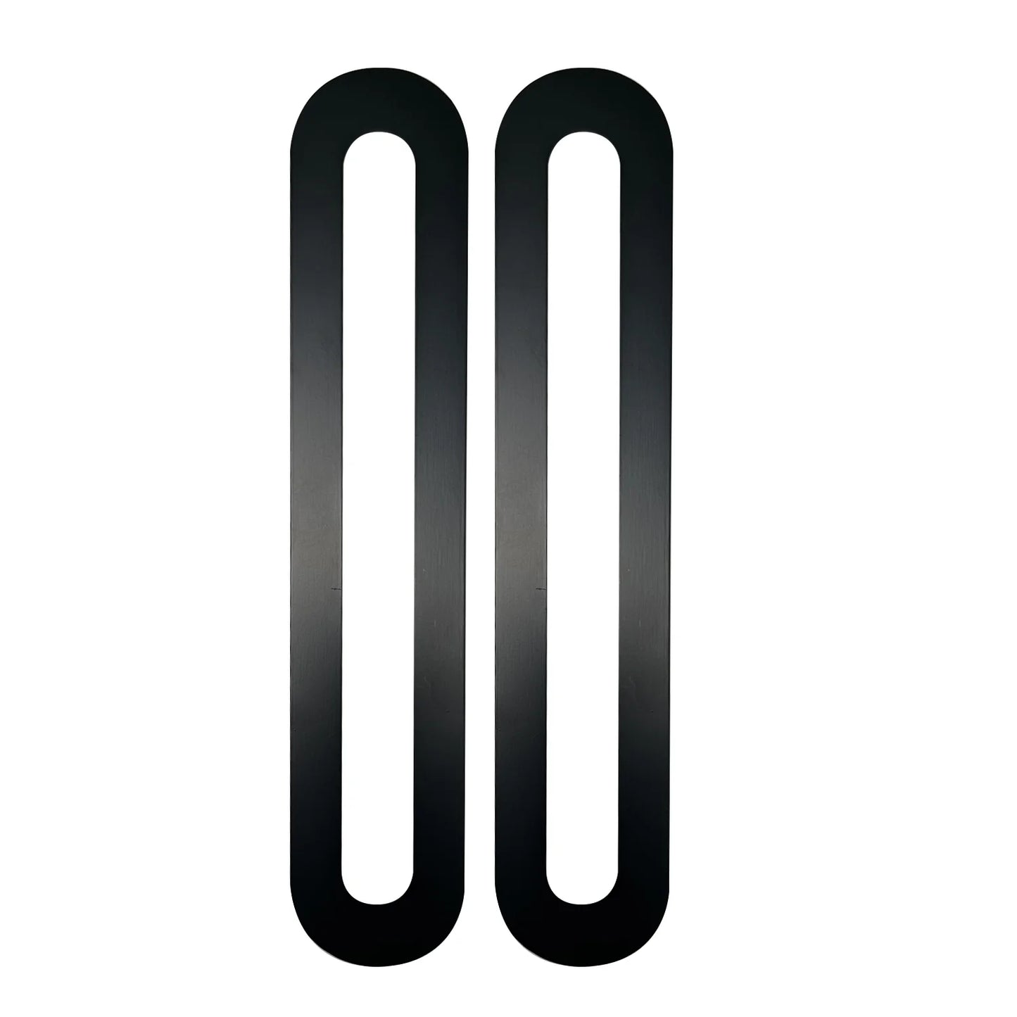 MILES NELSON ENTRANCE DOOR D-LOCK DIGITAL BACKING COVER PLATE FOR 54MM HOLE (PAIR) MATT BLACK