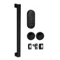 MILES NELSON ENTRANCE DOOR DOORBOT DIGITAL ENTRY KIT - DEADBOLT WITH PULL HANDLE AND LATCH TURN KIT MATT BLACK (MN8000BLK + 781SS600BLK + 452RDPTBLK + MIL325)