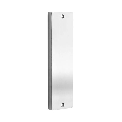 MILES NELSON COMMERCIAL WIDE LONG PLATE SC - INTERNAL / NO LEVER / PLAIN SATIN CHROME ON BRASS PRICED PER EACH