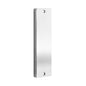 MILES NELSON COMMERCIAL WIDE LONG PLATE SC - INTERNAL / NO LEVER / PLAIN SATIN CHROME ON BRASS PRICED PER EACH