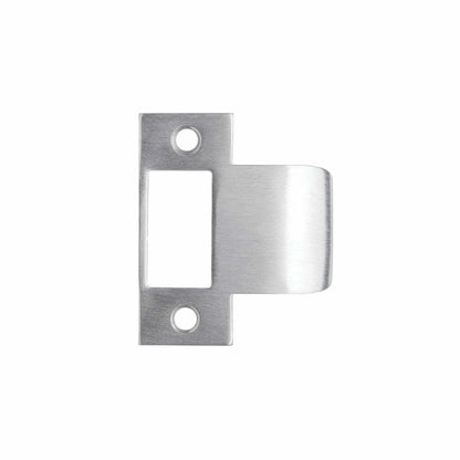 MILES NELSON COMMERCIAL 5000 SERIES LONG LIPPED STRIKE FOR 5000 - SATIN CHROME AND MATT BLACK