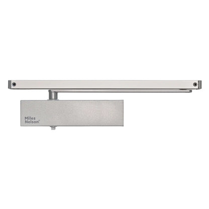 MILES NELSON COMMERCIAL 8000 SERIES CAM-ACTION DOOR CLOSER - EN POWER 2-4 - SILVER & MATT BLACK