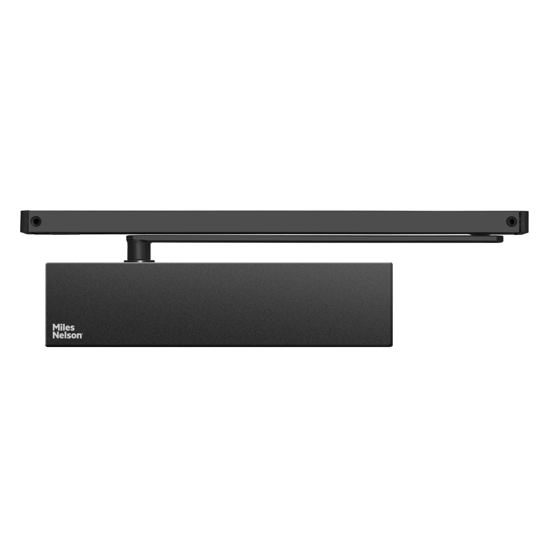MILES NELSON COMMERCIAL 9000 SERIES CAM-ACTION DOOR CLOSER - EN POWER 2-5 SILVER & MATT BLACK
