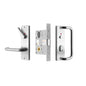 MILES NELSON COMMERCIAL SPECIAL KEY AND LARGE TURN INDICATING PRIVACY LOCK 60MM BACKSET ANTI LOCK OUT SC PRICED PER SET