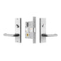 MILES NELSON COMMERCIAL 87 & 90 LEVER PRIVACY LOCK KIT INCLUDE MNC5000, MNC153I,MNC154,MNCAD5200-01 - SATIN CHROME ON BRASS & MATT BLACK