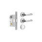 MILES NELSON COMMERCIAL ROUND ROSE CLASSROOM / STOREROOM TRADE KIT INCLUDES KEYS MNC5000, MNCR53/90, MNCR53CE, MNC570 - SATIN CHROME ON BRASS PRICED PER SET