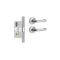 MILES NELSON COMMERCIAL ROUND ROSE PASSAGE TRADE KIT WITH INCLUDES KEY MNC5409,MNCR53/90 - SATIN CHROME ON BRASS PRICED PER SET