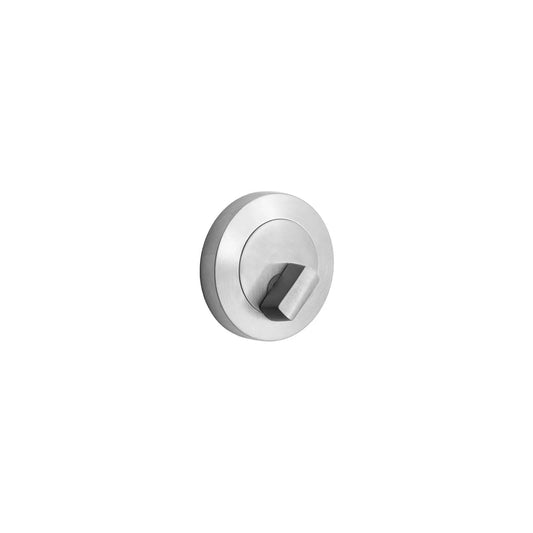 MILES NELSON COMMERCIAL ROUND ROSE TURN SNIB (NON-INDICATING) - BACK TO BACK & FACE FIXINGS INCLUDED - SATIN CHROME & MATT BLACK