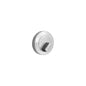 MILES NELSON COMMERCIAL ROUND ROSE TURN SNIB (NON-INDICATING) - BACK TO BACK & FACE FIXINGS INCLUDED - SATIN CHROME & MATT BLACK