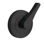 MILES NELSON COMMERCIAL ROUND ROSE LEVER INDICATING TURN SNIB (USE WITH MNCR53TB) BACK TO BACK & FACE FIXINGS INCLUDED - SATIN CHROME & MATT BLACK