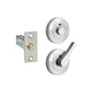 MILES NELSON COMMERCIAL PRIVACY BOLT KIT-SATIN CHROME & MATT BLACK