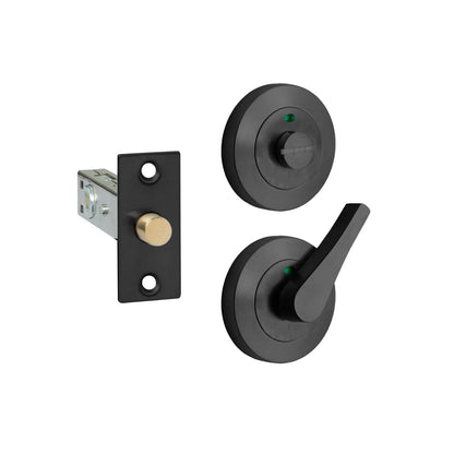 MILES NELSON COMMERCIAL PRIVACY BOLT KIT-SATIN CHROME & MATT BLACK
