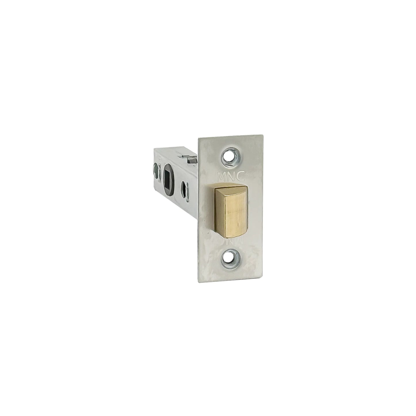 MILES NELSON COMMERCIAL TUBULAR LATCH 7.6MM SPINDLE 60MM BACKSET SC (INCLUDE SPINDLE AND STRIKE) FOR MNCR53 AND KO101 - SATIN CHROME & MATT BLACK