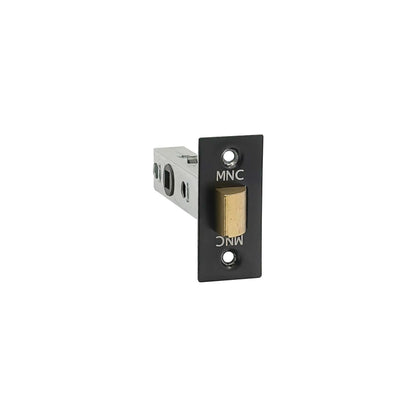MILES NELSON COMMERCIAL TUBULAR LATCH 7.6MM SPINDLE 60MM BACKSET SC (INCLUDE SPINDLE AND STRIKE) FOR MNCR53 AND KO101 - SATIN CHROME & MATT BLACK