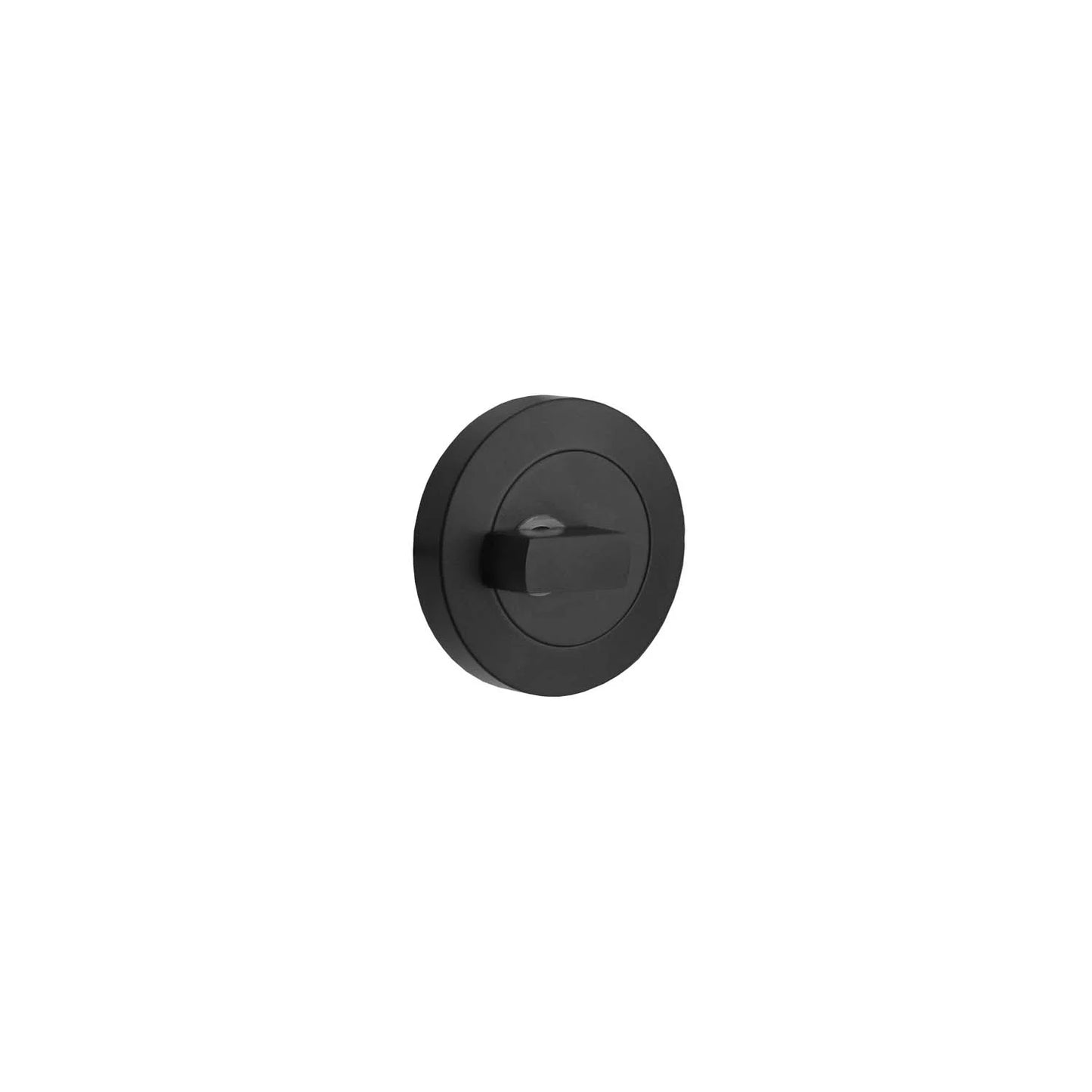 MILES NELSON COMMERCIAL ROUND ROSE TURN SNIB (NON-INDICATING) - BACK TO BACK & FACE FIXINGS INCLUDED - SATIN CHROME & MATT BLACK